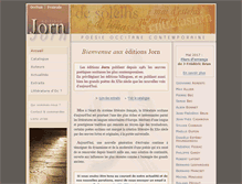 Tablet Screenshot of editions-jorn.com